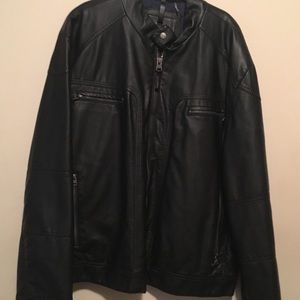 Calvin Klein Black Leather Jacket
